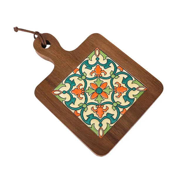 Tile Wood Handle Pot Mat-ToShay.org