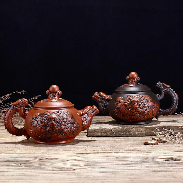 Dragon Clay Tea Pot-ToShay.org