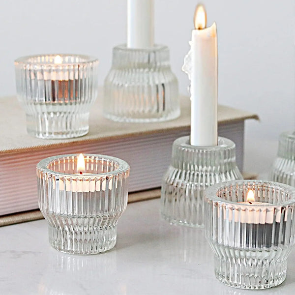 Glass Candle Cups-ToShay.org