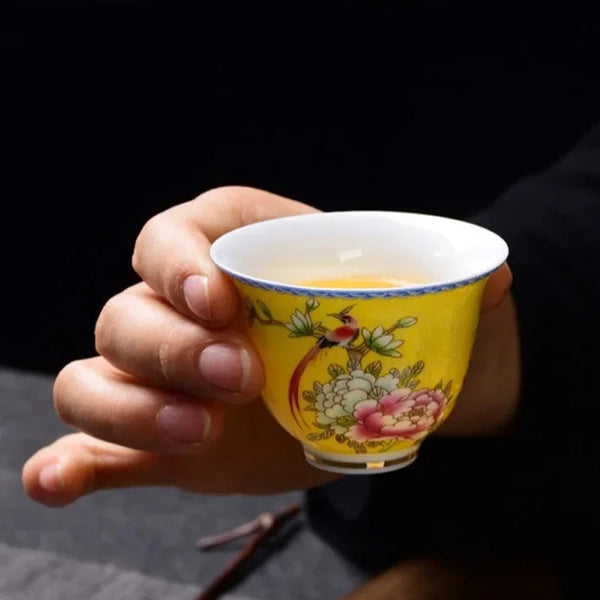 Glazed Porcelain Tea Cup-ToShay.org