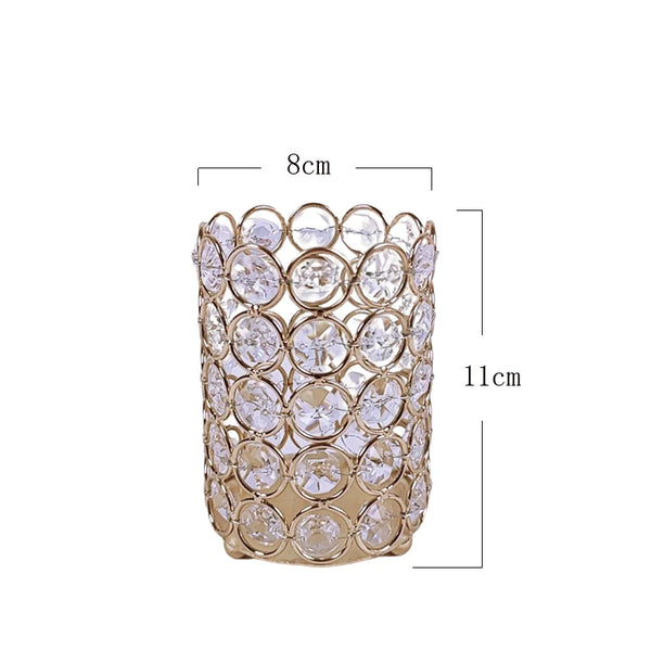 Crystal Bead Flower Vase-ToShay.org