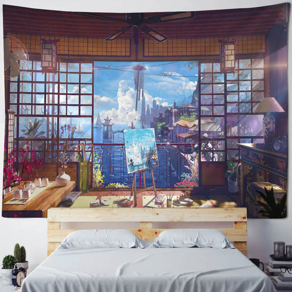 Fantasy Anime Art Tapestry-ToShay.org