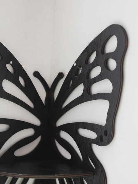 Wood Butterfly Display Shelf-ToShay.org