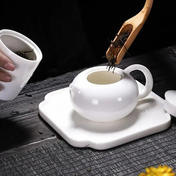 White Porcelain Teapots-ToShay.org