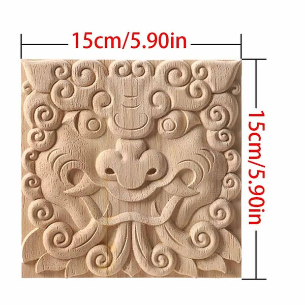 Wood Floral Carved Panel-ToShay.org