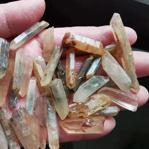 Pink Quartz Crystal Chips-ToShay.org