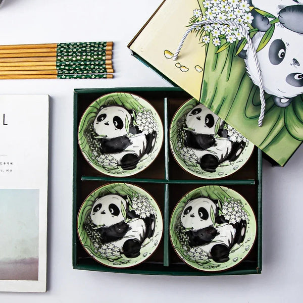 Panda Ceramic Bowls Gift Set-ToShay.org