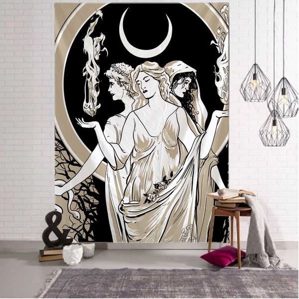 Moon Art Tapestry-ToShay.org