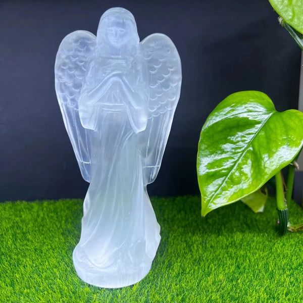 White Selenite Angel-ToShay.org