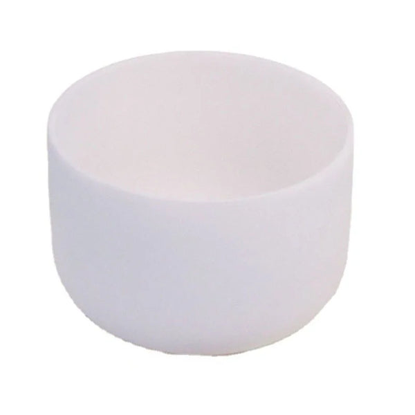 White Frosted Crystal Singing Bowls-ToShay.org