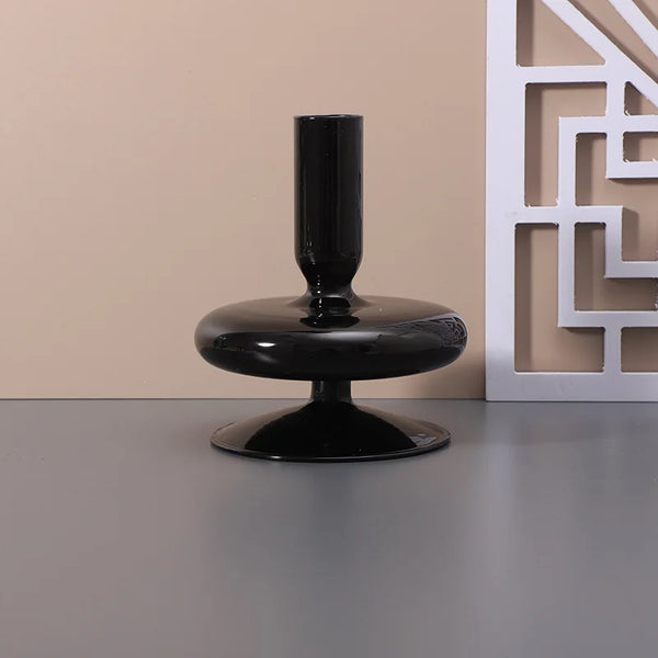 Glass Coloured Candlesticks-ToShay.org