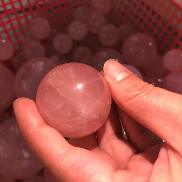 Pink Rose Quartz Ball-ToShay.org