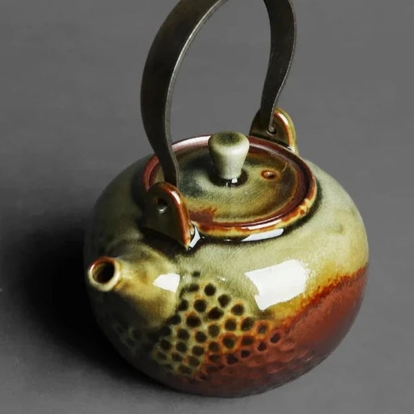 Glazed Ceramic Teapot-ToShay.org