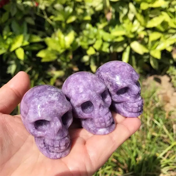 Purple Mica Skull-ToShay.org