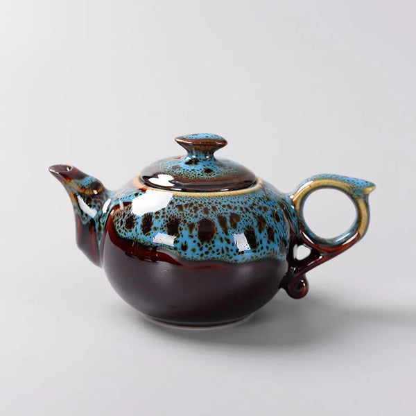 Glazed Ceramic Tea Pot-ToShay.org