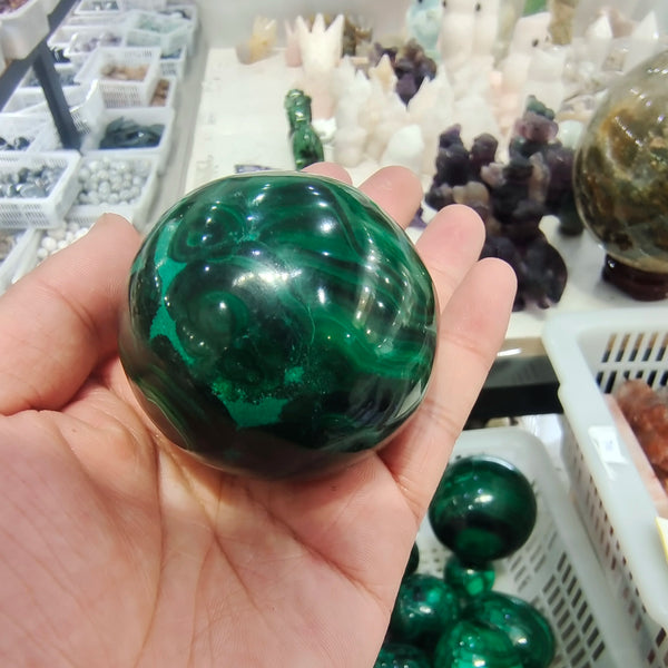 Green Malachite Ball-ToShay.org