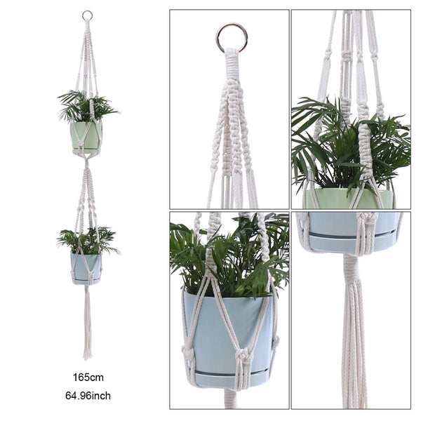 Macrame Plant Baskets-ToShay.org