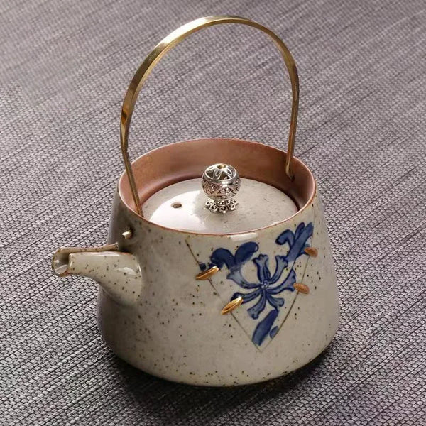 Glazed Ceramic Beam Teapot-ToShay.org