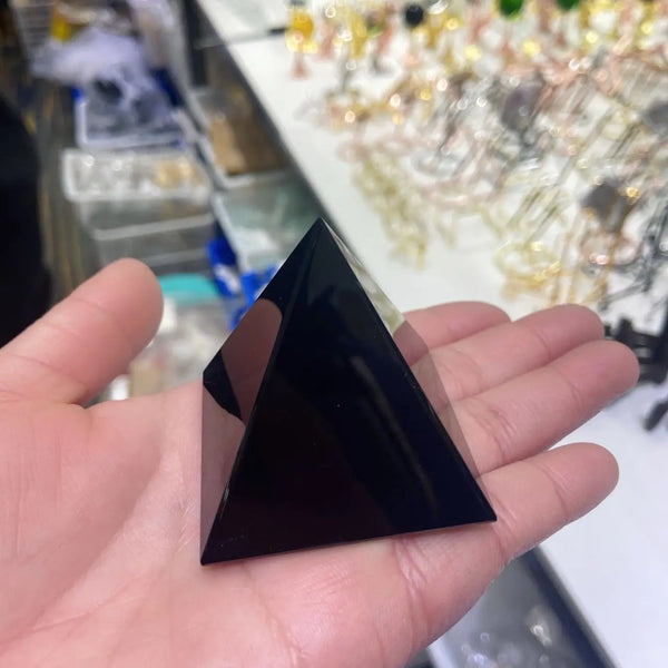 Black Obsidian Pyramid-ToShay.org