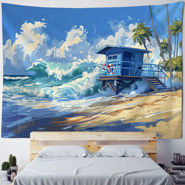 Seaside Sunset Tapestry-ToShay.org