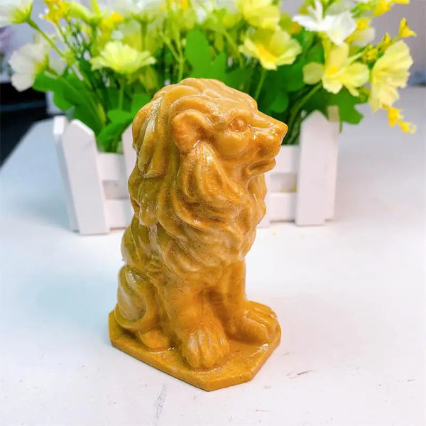 Yellow Jade Lion-ToShay.org