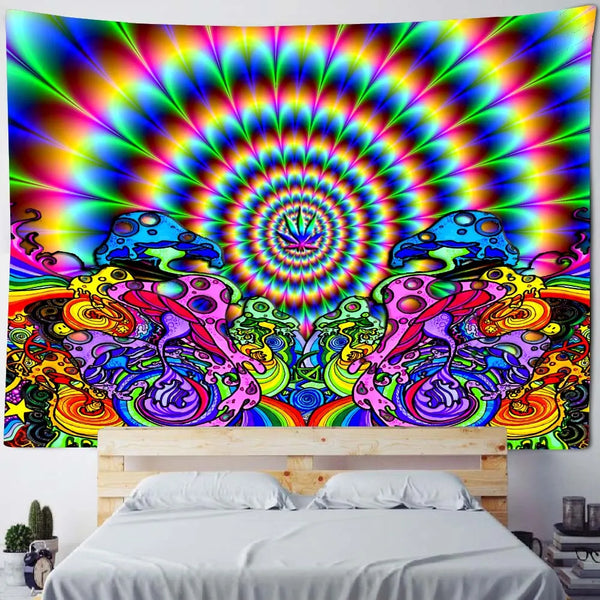 Elephant Mandala Art Tapestry-ToShay.org