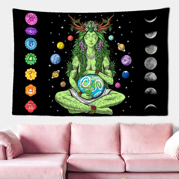 Chakra Meditation Tapestry-ToShay.org