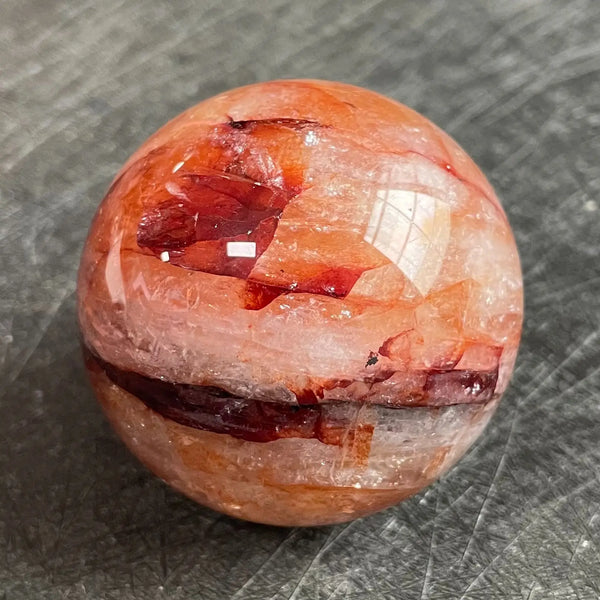 Red Crystal Quartz Ball-ToShay.org