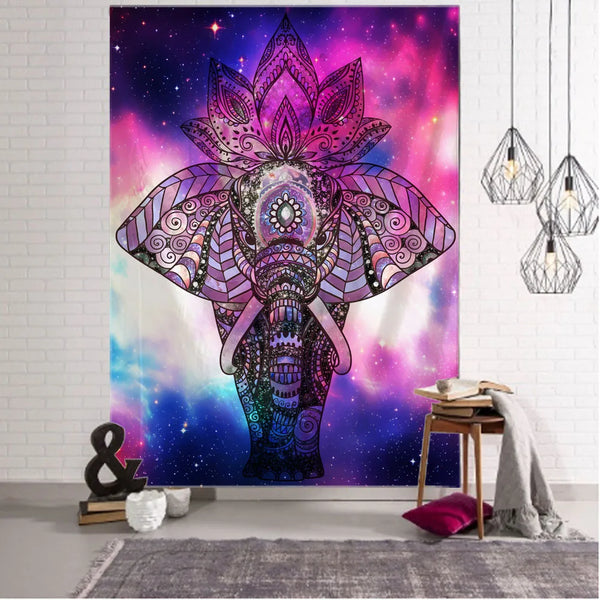 Elephant Art Tapestry-ToShay.org