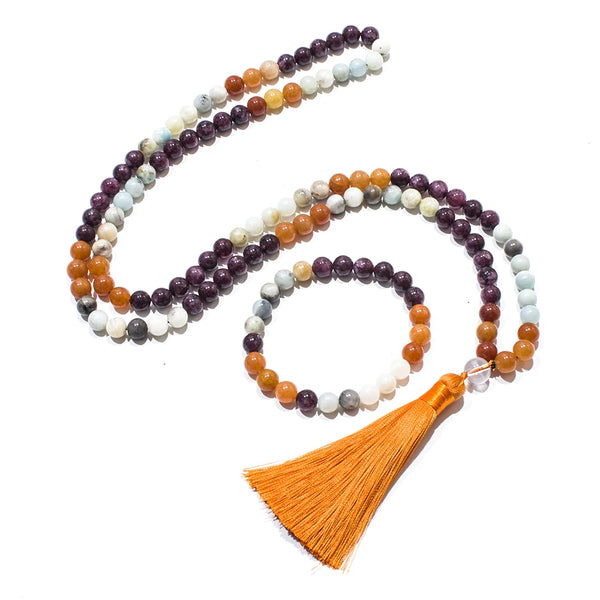 Red Aventurine Mala Beads-ToShay.org