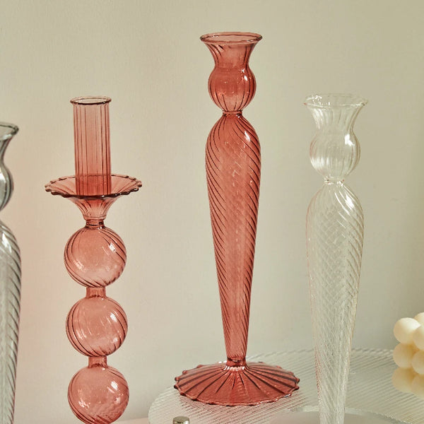 Glass Candle Holder-ToShay.org