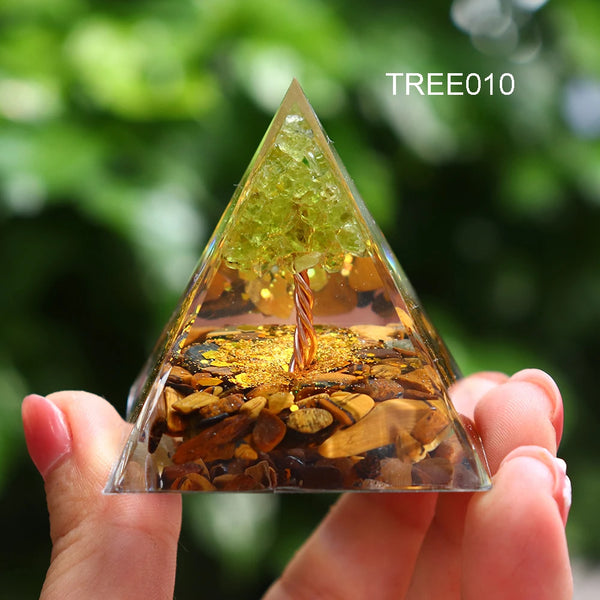 Energy Tree of Life Orgonite Pyramid-ToShay.org