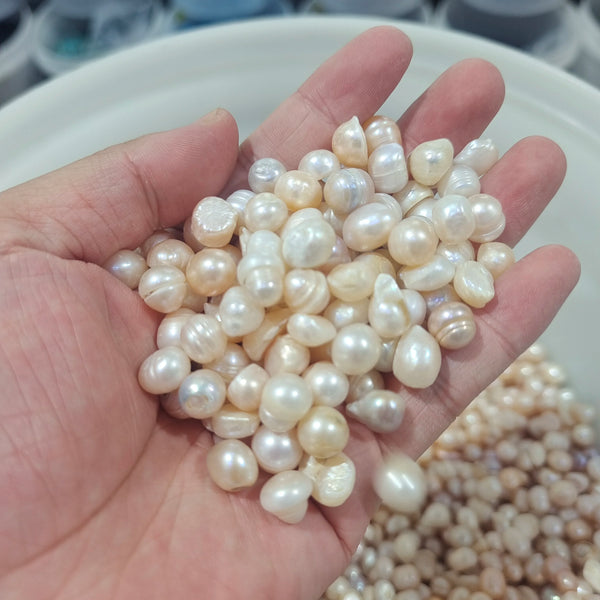 White Polished Pearls-ToShay.org