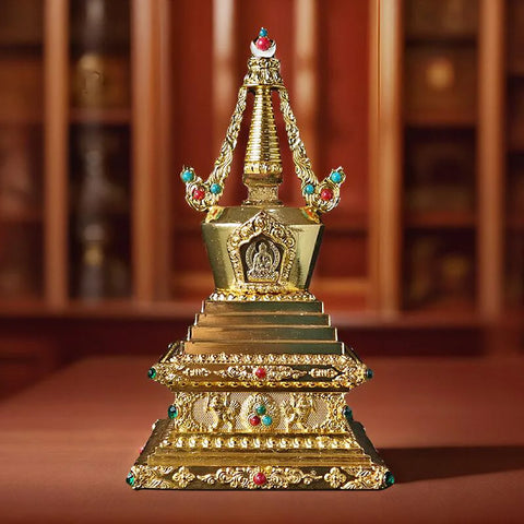 Tibetan Pagoda Statue-ToShay.org