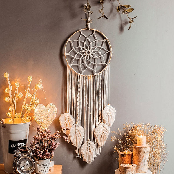 Macrame Moon Wall Hanging-ToShay.org