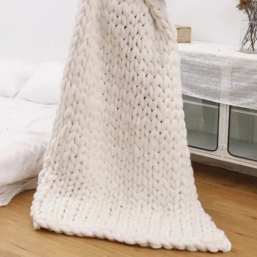 Knitted Throw Blanket-ToShay.org