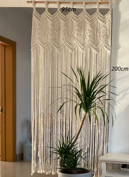 Macrame Door Curtain-ToShay.org