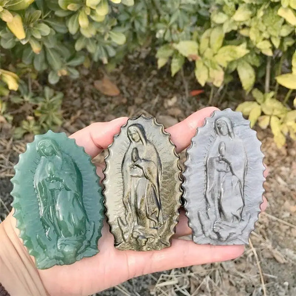 Mixed Crystal Madonna Pendants-ToShay.org