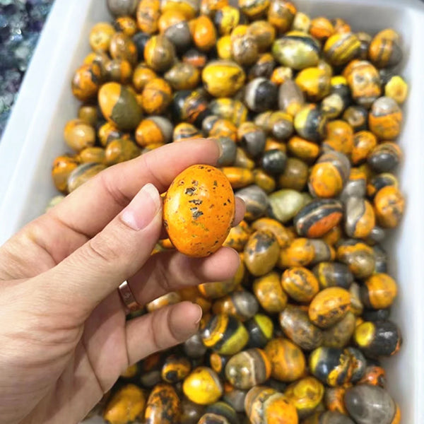 Yellow Bumblebee Jasper Stones-ToShay.org