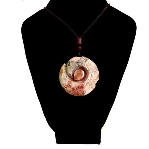 Pink Rhodonite Jasper Pendant-ToShay.org