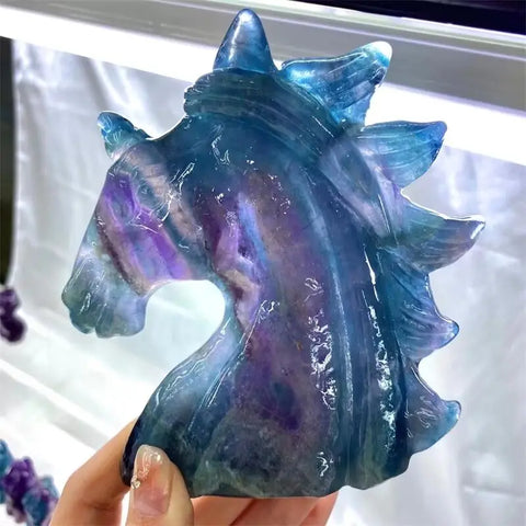 Rainbow Fluorite Unicorn-ToShay.org