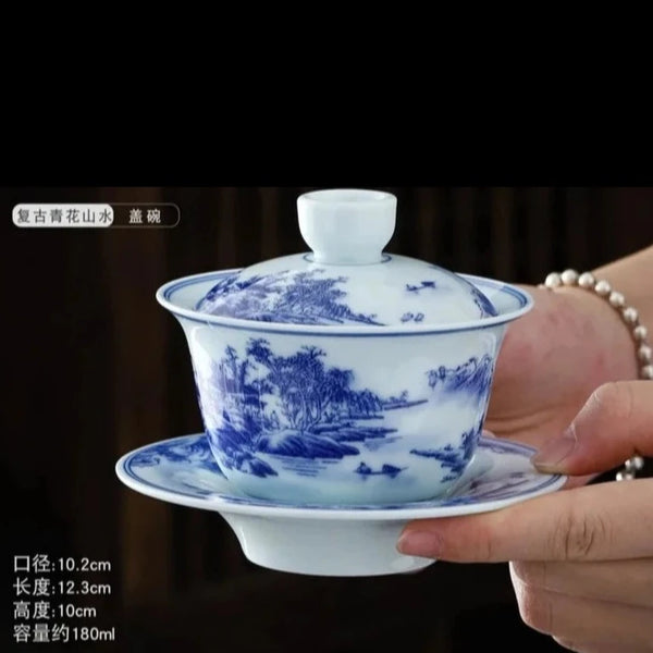 Gaiwan Ceramic Tea Tureen-ToShay.org