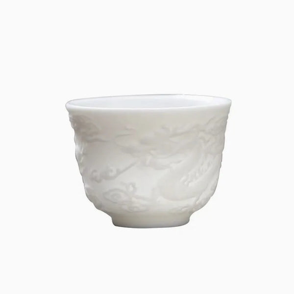 White Ceramic Tea Cup-ToShay.org