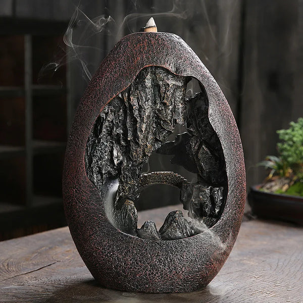 Waterfall Backflow Incense Burner-ToShay.org