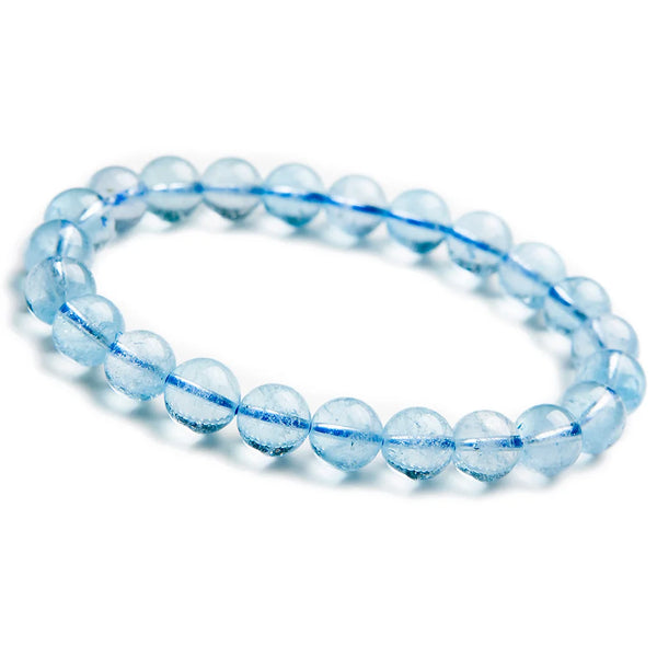 Blue Topaz Bead Bracelet-ToShay.org