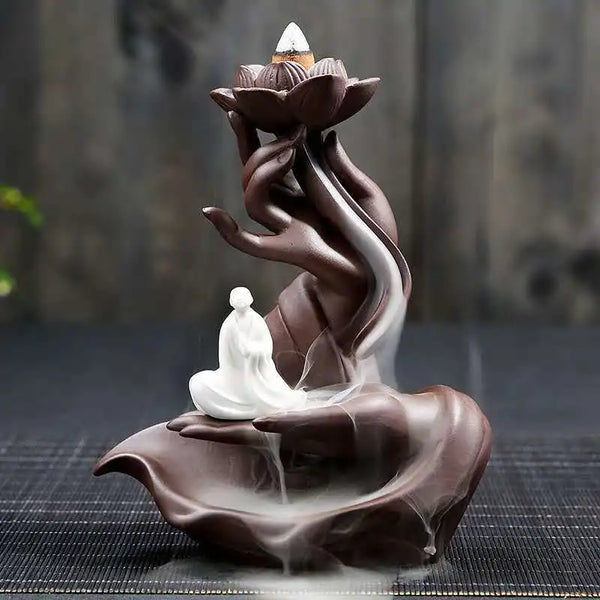 Lotus Hand Incense Burner-ToShay.org