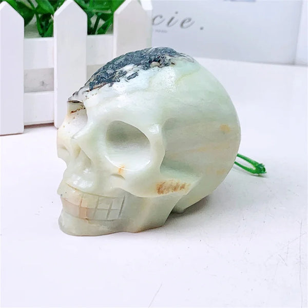 Blue Amazonite Skull-ToShay.org