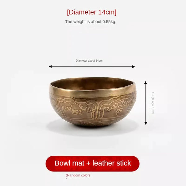 Tibetan Bronze Singing Bowl-ToShay.org