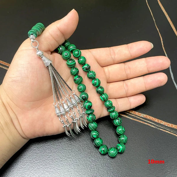 Green Malachite Prayer Beads-ToShay.org