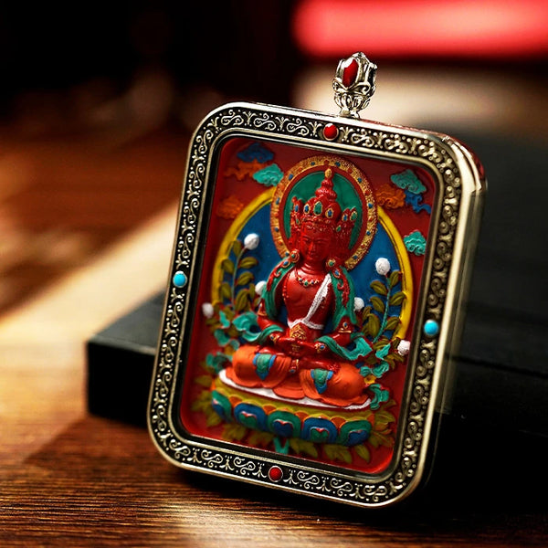 Thangka Painting Box Pendant-ToShay.org